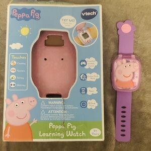 Peppa Pig Pink and Purple Learning Watch